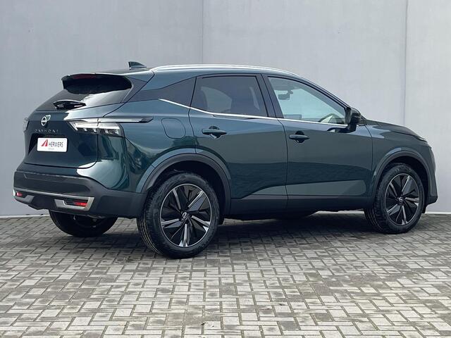 Nissan QASHQAI 1.3 MHEV Xtronic Tekna / ¤4.500,- EINDEJAARSVOORDEEL / NIEUW uit voorraad leverbaar! / Panoramadak / HUD / 360° Camera / Apple Carplay & Android Auto / Elektrisch Verstelbare Bestuurdersstoel met geheugenset / Google Maps Navigatie / Keyless Entry & Sta