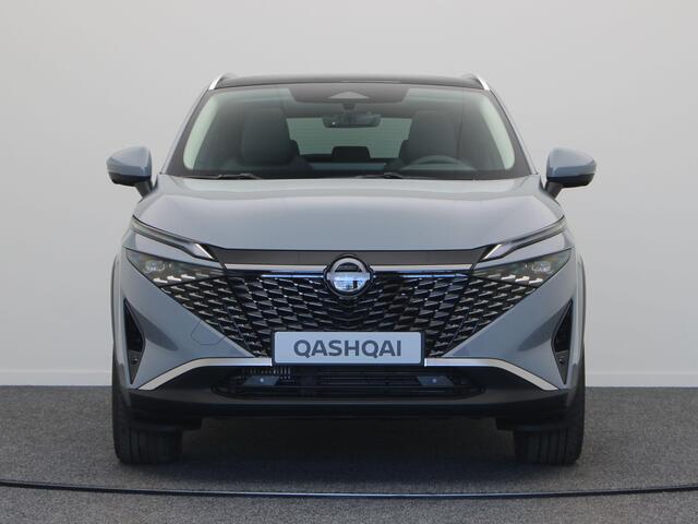 Nissan QASHQAI N-Connecta + Panoramisch glazen dak + Cold Pack Mild-Hybrid 158 Xtronic | 12.3" TFT digitale cockpit | Audiosysteem met DAB, Apple Carplay & Android Auto, USB-aansluiting, stuurwielbediening en 6 luidsprekers | Blind Spot Warning & Intervention (BSW + BSI