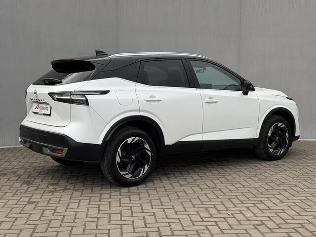 Nissan QASHQAI 1.3 MHEV Xtronic N-Connecta / Fabrieksgarantie tot 03-2028 / Panoramadak / ACC Cruise / 360° Camera / Cold Pack / Head-up display / Elek. Klep / DAB / All Season / Keyless /