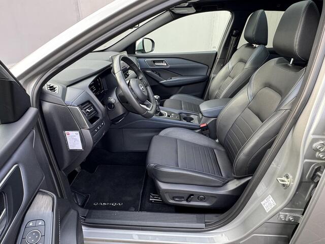 Nissan QASHQAI 1.3 MHEV Tekna / Trekhaak (Trekgewicht 1.400kg) / Dealeronderhouden / Panoramadak / Adaptieve Cruise Control / Stoelverwarming / Stuurverwarming / Voorruitverwarming / Apple Carplay & Android Auto /