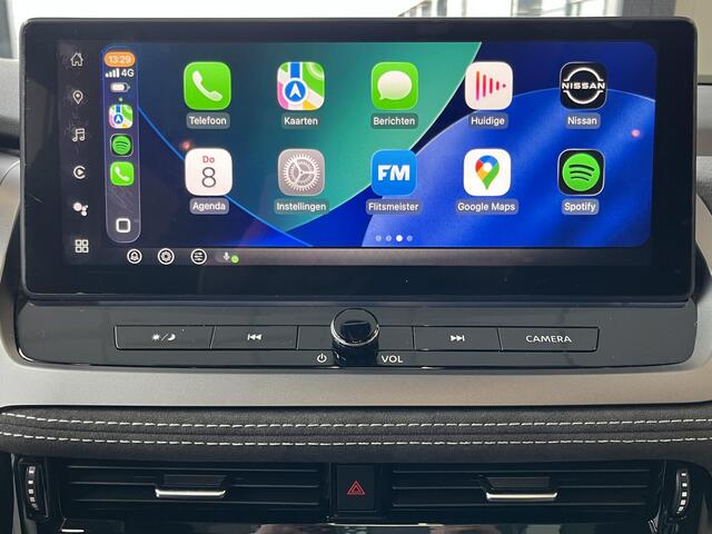 Nissan QASHQAI 1.3 MHEV Xtronic Tekna Plus | Navi/Clima/Adapt.Cruise/Head-Up/Leder/Apple Car-Play-Android Auto/Stoel+Stuur+voorruitverwarming