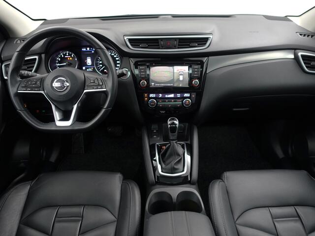 Nissan QASHQAI 1.3 DIG-T Premium Edition Aut- NAP 56dkm, Design Leder, Panoramadak, 360 Camera, Trekhaak, Stoelverwarming
