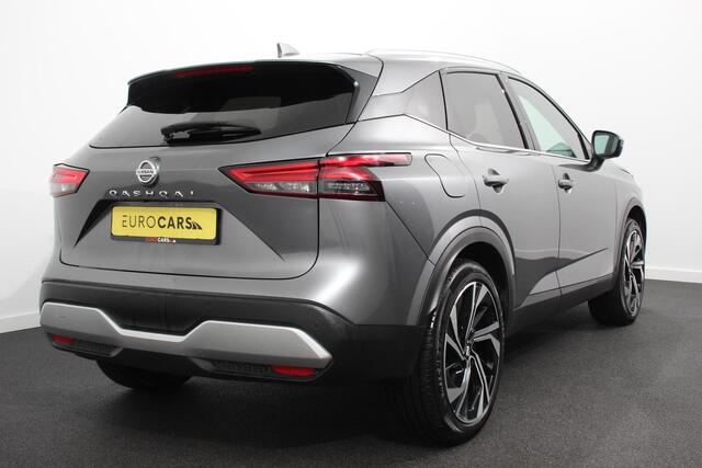 Nissan QASHQAI 1.3 MHEV DIG-T 158pk Xtronic Tekna+ | Navigatie | Apple Carplay/Android Auto | Parkeersensoren | 360 camera | Adaptive cruise control | Elektrisch panoramadak | Elektrische achterklep | Elektrische bestuurderstoel | Stoel-en stuurverwarming | Ledverlichti