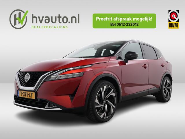 Nissan QASHQAI 1.3 MHEV 158PK 4WD TEKNA PLUS XTRONIC | Leer | Panoramadak | 4x4