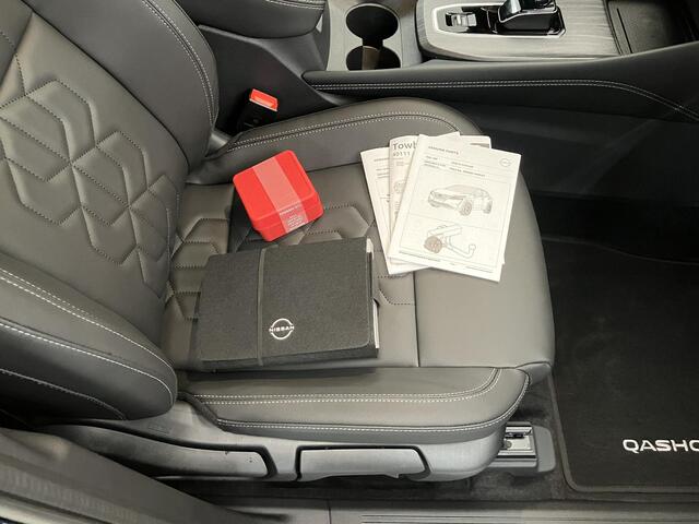 Nissan QASHQAI 1.5 e-Power Tekna / Demonstratieauto / Trekhaak / All Seasonbanden / Google Maps Navigatie / 360 Graden Camera / Panoramadak / Adaptive Cruise Control / Lederen Bekleding / Climate Control / Elektrische Stoelverstelling met Geheugenfunctie / Elektrische K