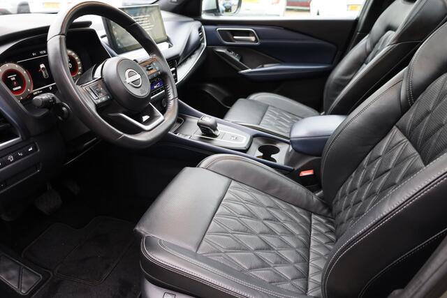 Nissan QASHQAI 1.3 MHEV Xtronic Tekna Plus PANO HUD MASSAGE MEMORY CARPLAY 360-CAM LEER STOEL/STUUR/RUITVERW. DAB ACC 2XPDC 19''LMV ENZ.ENZ.