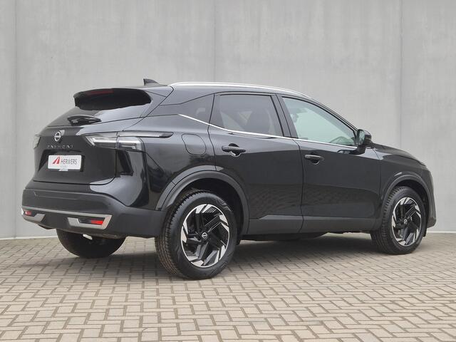 Nissan QASHQAI 1.3 MHEV Xtronic N-Connecta Automaat / Fabrieksgarantie tot 03-2028<100.000 km / Facelift / 1.800 kg trekgewicht / Panorama dak / All season banden / Elektrische klep / Head Up Display / Camera 360° / Cold pack & Pack Easy / Stuur-, stoel- en voorruitver