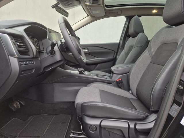 Nissan QASHQAI 1.3 MHEV Xtronic N-Connecta Automaat / Fabrieksgarantie tot 03-2028<100.000 km / Facelift / 1.800 kg trekgewicht / Panorama dak / All season banden / Elektrische klep / Head Up Display / Camera 360° / Cold pack & Pack Easy / Stuur-, stoel- en voorruitver