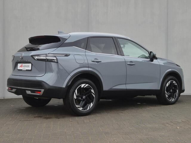 Nissan QASHQAI 1.3 MHEV Xtronic N-Connecta Automaat / Facelift / Fabrieksgarantie tot 03-2028<100.000 km / 1.800 kg trekgewicht / Panorama dak / Elektrische klep / HUD / Camera 360° / Cold pack & Pack Easy / Stuur-, stoel- en voorruitverwarming / Navigatie / Apple Carp