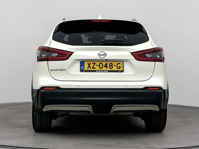 Nissan QASHQAI 1.2 Tekna airco automatisch | cruise control | LED koplampen | lederen/stof bekleding | lichtmetalen velgen 19" | navigatiesysteem full map | voorstoelen verwarmd |