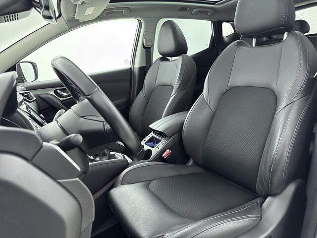 Nissan QASHQAI 1.2 Tekna airco automatisch | cruise control | LED koplampen | lederen/stof bekleding | lichtmetalen velgen 19" | navigatiesysteem full map | voorstoelen verwarmd |