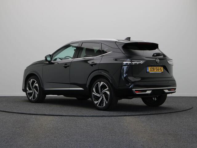 Nissan QASHQAI 1.3 MHEV Xtronic Tekna Plus | Lederen bekleding | Elektrisch verstelbare voorstoelen | Stoel, stuur en voorrruit verwarming | Panoramadak | BOSE Audio |