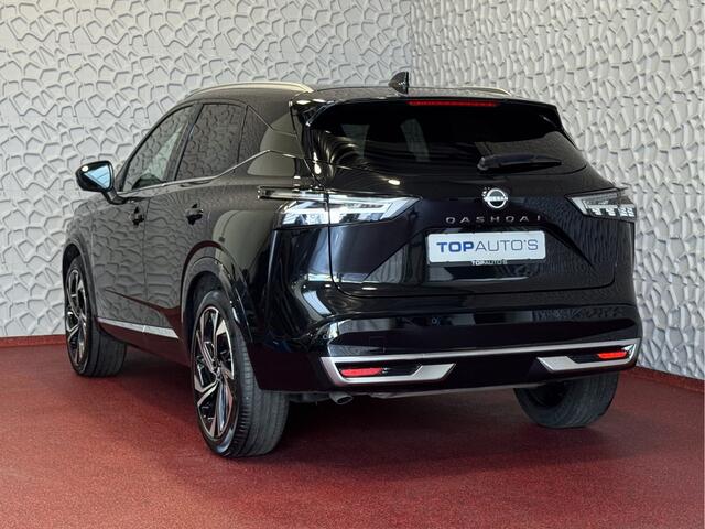 Nissan QASHQAI 1.3 MHEV 160PK 4 CILINDER TEKNA PLUS BOSE 20''LMV LEER ALCANTARA PANO MASSAGE BOSE STOEL/STUUR/RUIT VERW MATRIX.LED ELEK.KLEP HEADUP 20''LMV GOOGLE NAVI 03/2025 ?Top Auto's Wijchen , 30 Jaar Specialist in Nissan : Alle Type's : Tekna / Plus / N-Design / 