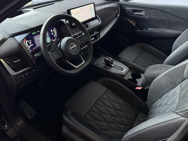 Nissan QASHQAI 1.3 MHEV 160PK 4 CILINDER TEKNA PLUS BOSE 20''LMV LEER ALCANTARA PANO MASSAGE BOSE STOEL/STUUR/RUIT VERW MATRIX.LED ELEK.KLEP HEADUP 20''LMV GOOGLE NAVI 03/2025 ?Top Auto's Wijchen , 30 Jaar Specialist in Nissan : Alle Type's : Tekna / Plus / N-Design / 