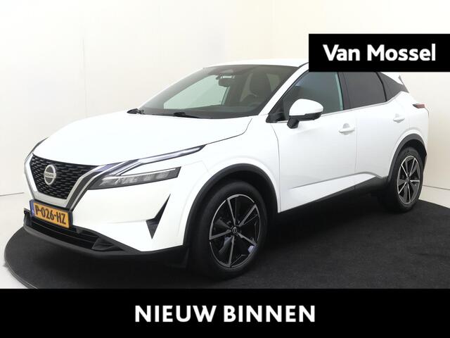 Nissan QASHQAI 1.3 MHEV Tekna | airco automatisch | Apple Carplay/Android | cruise control adaptief | dodehoekdetectie met correctie | lederen interieurdelen | lederen/stof bekleding | lichtmetalen velgen 19" | matrix LED koplampen | navigatiesysteem full map |