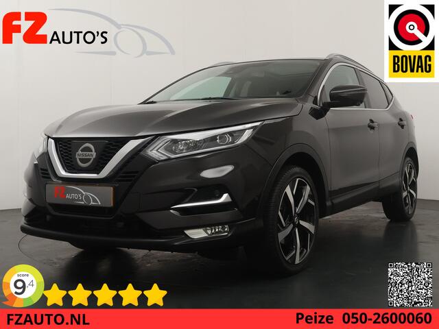 Nissan QASHQAI 1.2 Tekna + Automaat - Lederen bekleding - Panoramdak - Navigatie - Trekhaak