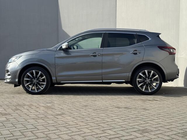 Nissan QASHQAI 1.3 DIG-T Tekna + / Trekhaak 1500 KG / All Seasonbanden / Lederen Bekleding / Panoramadak / Bose Audio / Stoelverwarming / Verwarmde Voorruit / Navigatie / 360 Graden Camera /
