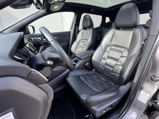 Nissan QASHQAI 1.3 DIG-T Tekna + / Trekhaak 1500 KG / All Seasonbanden / Lederen Bekleding / Panoramadak / Bose Audio / Stoelverwarming / Verwarmde Voorruit / Navigatie / 360 Graden Camera /
