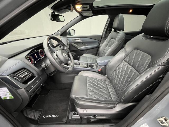 Nissan QASHQAI 1.5 e-Power Tekna Plus / Panoramadak /Apple Carplay & Android Auto / 360° Camera / Keyless Entry & Start / Navigatie full map / Stuur- en Stoelverwarming / Voorruitverwarming / Climate Control / Adaptieve Cruise Control / Elektrisch Verstelbare Voorstoele