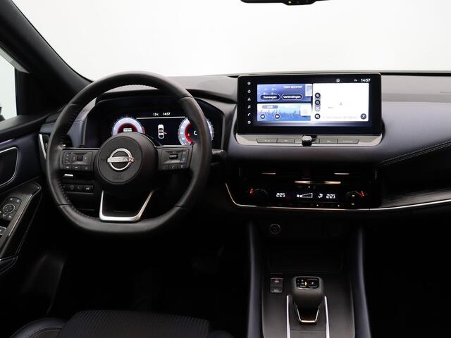 Nissan QASHQAI 1.3 MHEV Xtronic Tekna | Stoel, stuur en voorruitverwarming | Climate control | Two tone half leder | Elektrische achterklep | Pilot Assist | 1800KG trekgewicht! |