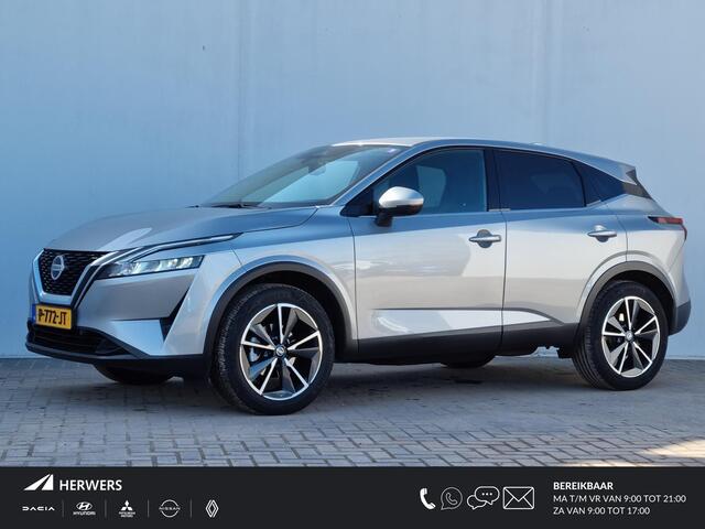 Nissan QASHQAI 1.3 MHEV N-Style / Trekhaak (1400KG Trekgewicht) / Navigatie / Android Auto/Apple Carplay / 360 Camera / Cruise Control Adaptief / Climate Control / Draadloze Telefoonlader / 19" Lichtmetalen Velgen / DAB / Keyless