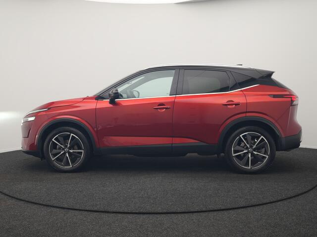 Nissan QASHQAI 1.3 MHEV Xtronic Tekna Automaat | Panodak | Trekhaak Afn | Adaptive Cruise | Lederen Sportstoelen Massage & Memory | BOSE Sound | 360 Camera | Keyless | Apple Carplay | 19"L.M |