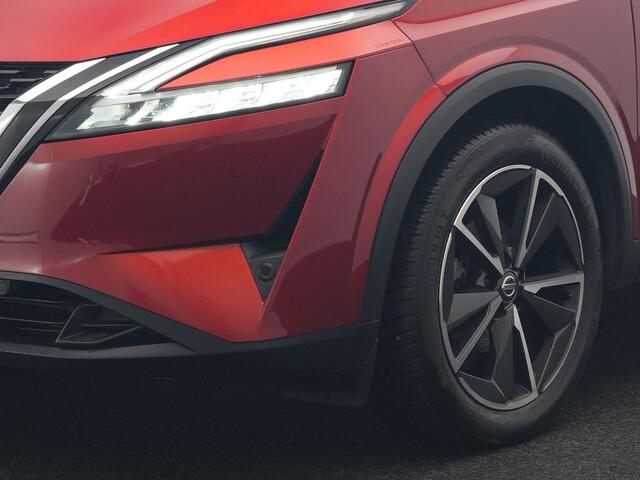 Nissan QASHQAI 1.3 MHEV Xtronic Tekna Automaat | Panodak | Trekhaak Afn | Adaptive Cruise | Lederen Sportstoelen Massage & Memory | BOSE Sound | 360 Camera | Keyless | Apple Carplay | 19"L.M |