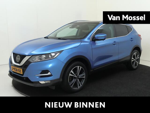 Nissan QASHQAI 1.3 DIG-T N-Connecta | Panormadak | Trekhaak | Apple Carplay/Android | Camera's rondom | lichtmetalen velgen 18" | navigatiesysteem full map |