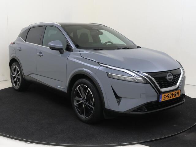 Nissan QASHQAI 1.5 e-Power Tekna | Cold Pack | Design Pack | airco automatisch | alarmsysteem, Apple Carplay/Android | cruise control adaptief met Stop&Go en stuurhulp |file assistent | lederen/stof bekleding | lichtmetalen velgen 19"| navigatiesysteem full map |