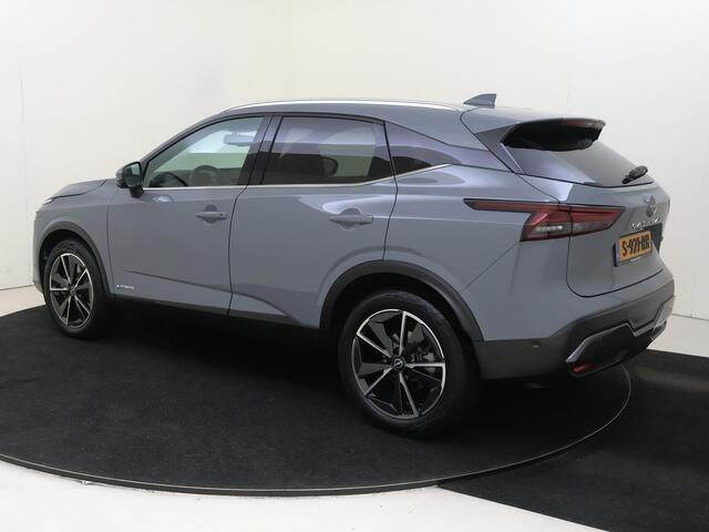 Nissan QASHQAI 1.5 e-Power Tekna | Cold Pack | Design Pack | airco automatisch | alarmsysteem, Apple Carplay/Android | cruise control adaptief met Stop&Go en stuurhulp |file assistent | lederen/stof bekleding | lichtmetalen velgen 19"| navigatiesysteem full map |