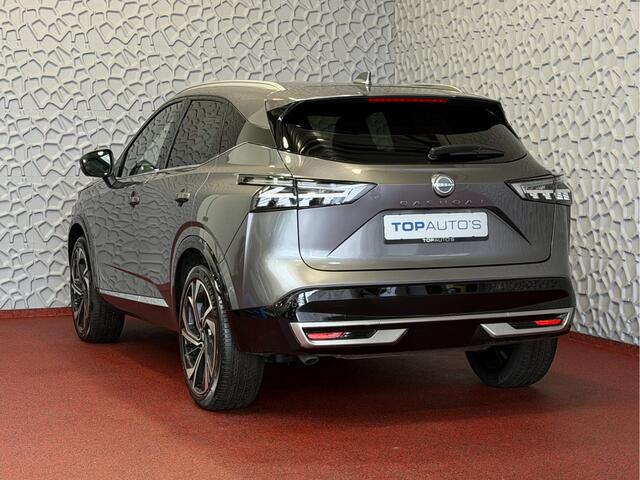 Nissan QASHQAI 1.3 MHEV 160PK TEKNA PLUS BOSE 20''LMV LEER ALCANTARA PANO MASSAGE BOSE STOEL/STUUR/RUIT VERW MATRIX.LED ELEK.KLEP HEADUP 20''LMV GOOGLE NAVI 2026 K ?Top Auto's Wijchen , 30 Jaar Specialist in Nissan : Alle Type's : Tekna / Plus / N-Design / N-Connecta /