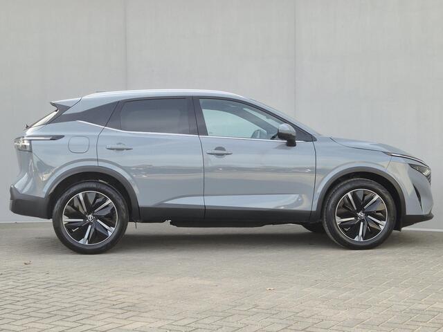 Nissan QASHQAI 1.3 MHEV Xtronic Tekna Automaat / Nieuw Model / Facelift / Fabrieksgarantie tot 04-2028 / HUD / Trekgewicht 1800 kg / Cold Pack / Rondomzicht camera / Elektrische achterklep / Apple Carplay Android Auto / Stuur-, Stoel en Voorruit verwarming /