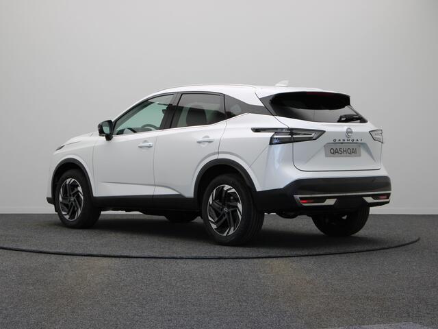 Nissan QASHQAI N-Connecta + Panoramisch glazen dak + Cold Pack Mild-Hybrid 158 Xtronic | 12.3" TFT digitale cockpit | Audiosysteem met DAB, Apple Carplay & Android Auto, USB-aansluiting, stuurwielbediening en 6 luidsprekers | Blind Spot Warning & Intervention (BSW + BSI