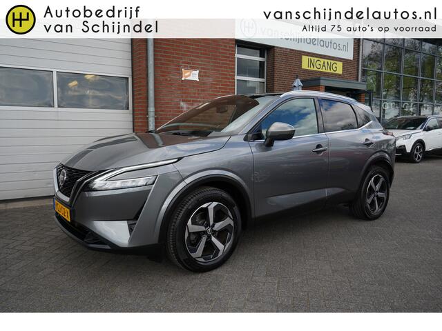 Nissan QASHQAI 1.3 MHEV Xtronic Tekna LUXE - PANODAK - 360 CAM - CARPLAY / ANDROID - 1800KG TREKGEWICHT - HALF LEDER - ADAPT. CRUISE - DODEHOEKSENSOR - HEADUP - KEYLESS - ELEKTR. KLEP + STOEL - LED - DRAADLOZE LADER ETC.