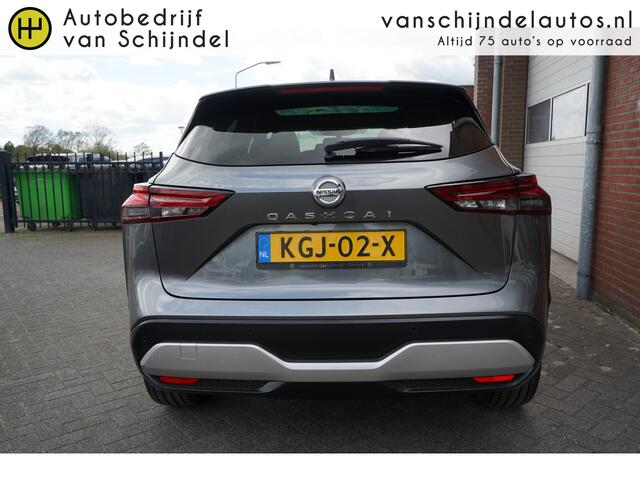 Nissan QASHQAI 1.3 MHEV Xtronic Tekna LUXE - PANODAK - 360 CAM - CARPLAY / ANDROID - 1800KG TREKGEWICHT - HALF LEDER - ADAPT. CRUISE - DODEHOEKSENSOR - HEADUP - KEYLESS - ELEKTR. KLEP + STOEL - LED - DRAADLOZE LADER ETC.