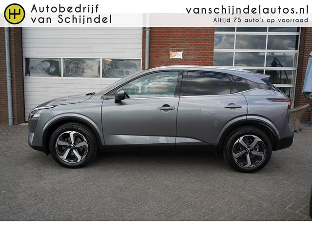 Nissan QASHQAI 1.3 MHEV Xtronic Tekna LUXE - PANODAK - 360 CAM - CARPLAY / ANDROID - 1800KG TREKGEWICHT - HALF LEDER - ADAPT. CRUISE - DODEHOEKSENSOR - HEADUP - KEYLESS - ELEKTR. KLEP + STOEL - LED - DRAADLOZE LADER ETC.