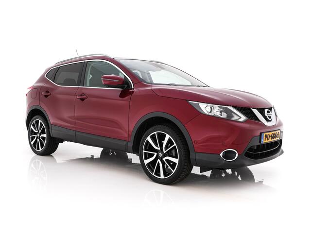 Nissan QASHQAI 1.2 Tekna *PANO | FULL-LEATHER | TOP-VIEW | BLIND-SPOT | NAVI-FULLMAP | HEATED-COMFORTSEATS | KEYLESS | DAB+ | PRIVACY-GLASS | 19''ALU*