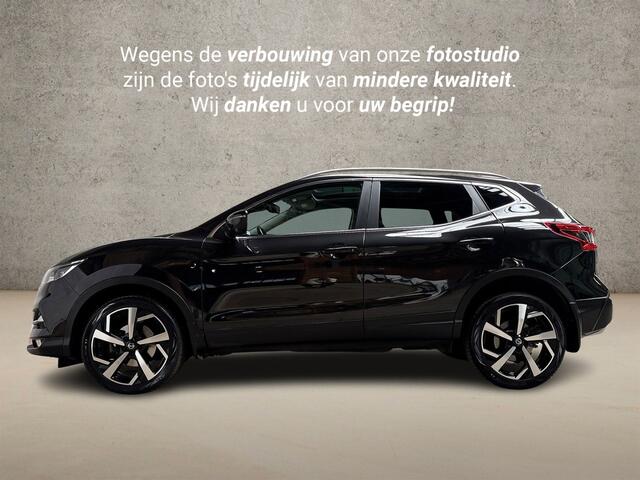 Nissan QASHQAI 1.2 Tekna + Automaat (PANORAMADAK, NAVIGATIE, LEDER, BOSE AUDIO, 360 CAMERA, ELEKTRISCHE SPORTSTOELEN, GETINT GLAS, STOELVERWARMING, GETINT GLAS, NIEUWSTAAT)