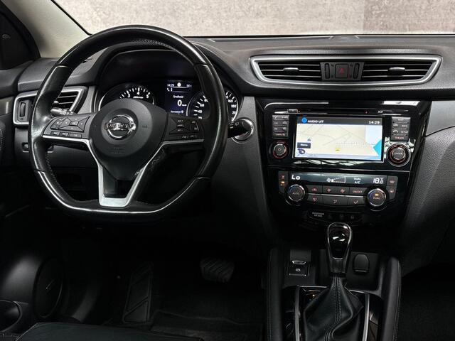 Nissan QASHQAI 1.2 Tekna + Automaat (PANORAMADAK, NAVIGATIE, LEDER, BOSE AUDIO, 360 CAMERA, ELEKTRISCHE SPORTSTOELEN, GETINT GLAS, STOELVERWARMING, GETINT GLAS, NIEUWSTAAT)