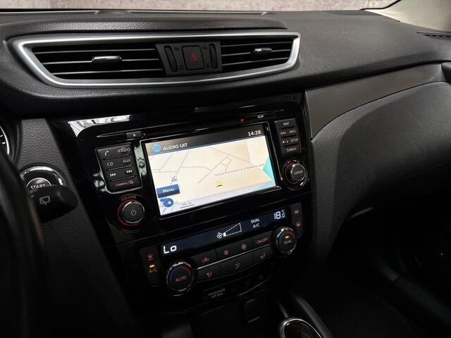 Nissan QASHQAI 1.2 Tekna + Automaat (PANORAMADAK, NAVIGATIE, LEDER, BOSE AUDIO, 360 CAMERA, ELEKTRISCHE SPORTSTOELEN, GETINT GLAS, STOELVERWARMING, GETINT GLAS, NIEUWSTAAT)