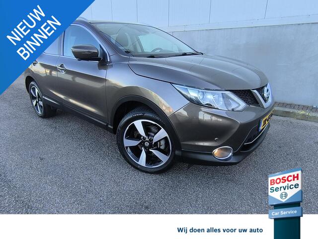 Nissan QASHQAI 1.2 N-Vision 360graden camera, Pano dak, trekhaak, stoel verwarming, all season banden, Dab+ audio, cruise en climate control