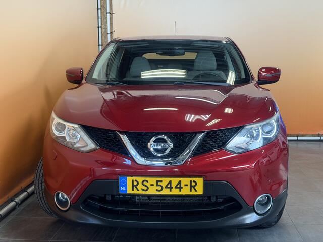 Nissan QASHQAI 1.2 Acenta lage km stand! | lmv 18 inch | leer/alcantara | trekhaak | cruise control