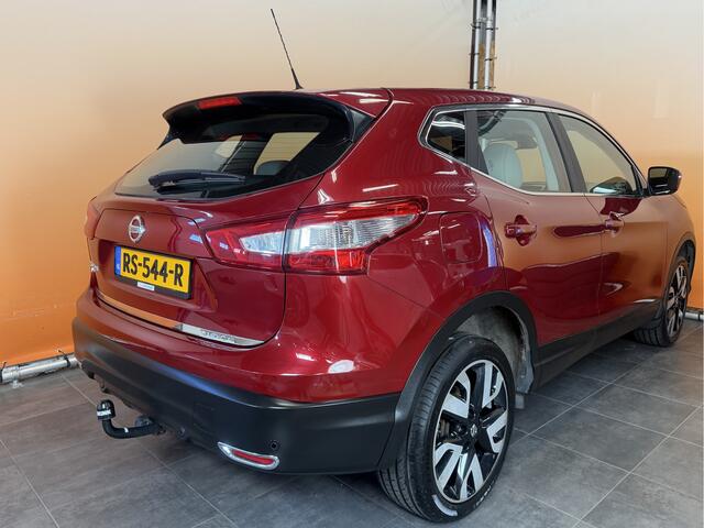 Nissan QASHQAI 1.2 Acenta lage km stand! | lmv 18 inch | leer/alcantara | trekhaak | cruise control