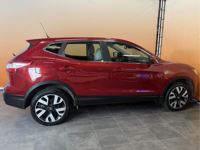 Nissan QASHQAI 1.2 Acenta lage km stand! | lmv 18 inch | leer/alcantara | trekhaak | cruise control