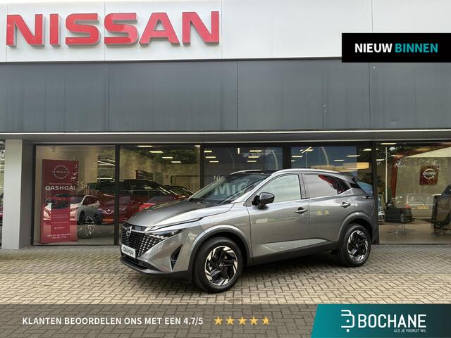 Nissan QASHQAI 1.5 e-Power N-Connecta NIEUW UIT VOORRAAD LEVERBAAR | Verwarmbare voorstoelen | Stuurwielverwarming | Panoramisch Glazen Dak | Voorruitverwarming | Climate Control | Parkeersensoren voor- en achter | Navigatiesysteem | Fabrieksgarantie