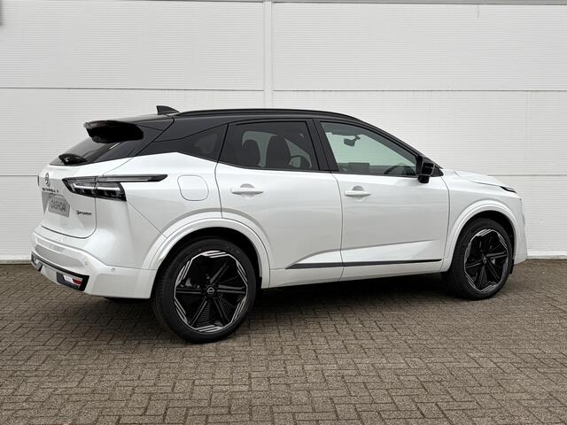 Nissan QASHQAI 1.5 e-Power N-Design / ¤3.500,- Nissan Voorraadvoordeel / Nieuw uit voorraad leverbaar / Panoramadak / Stoel- en Stuurverwarming / Verwarmde Voorruit / Leder/Alcantara Bekleding / Google Maps Navigatie / 360 Graden Camera / 20 Inch Wielen /
