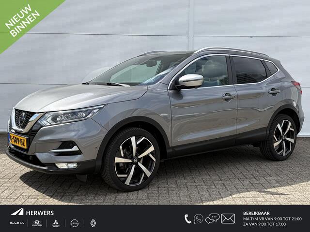 Nissan QASHQAI 1.3 DIG-T Tekna + / Trekhaak ( 1500 kg ) / Apple Carplay/Android Auto / Panoramadak / Voorstoelen verwarmd /