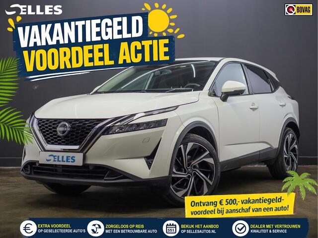 Nissan QASHQAI 1.3 MHEV Xtronic N-Connecta | Stuur en Stoelverwarming | Apple Carplay & Android Auto | Parelmoer Lak | 360 Camera | 19 Inch velgen