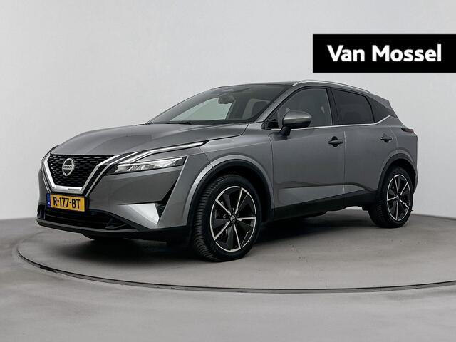 Nissan QASHQAI 1.3 MHEV Xtronic Tekna 158PK | Head-Up Display | Panoramadak | Navigatie | Stoel,- Stuur en Voorruitverwarming | 19" Inch Velgen | Apple CarPlay & Android Auto