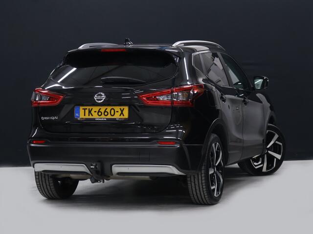 Nissan QASHQAI 1.2 Tekna [TREKHAAK, 360° CAMERA, PDC, CRUISE, STOELVERWARMING, ELEKTRISCH VERSTELBARE STOELEN, BLUETOOTH, LANE ASSIST, NAVIGATIE, NIEUWSTAAT]